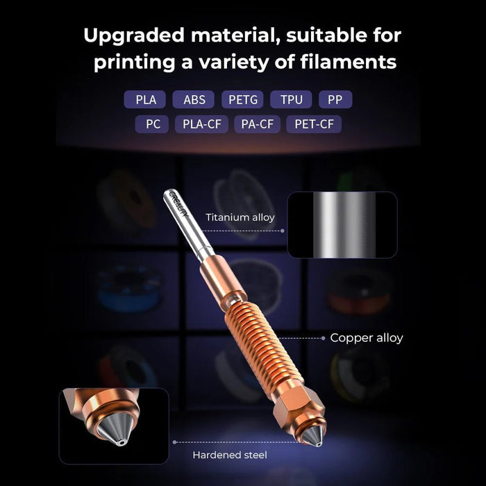 Creality 3D Printer & Accessories "Unicorn" Quick-Swap Nozzle Kit For K1 Max (2024)/K1C/Ender-3 V3/Ender-3 V3 Plus