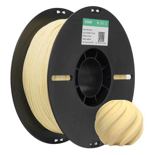 ESUN Filament Almond Yellow eSun PETG Matte 3D Print Filament 1.75mm 1kg
