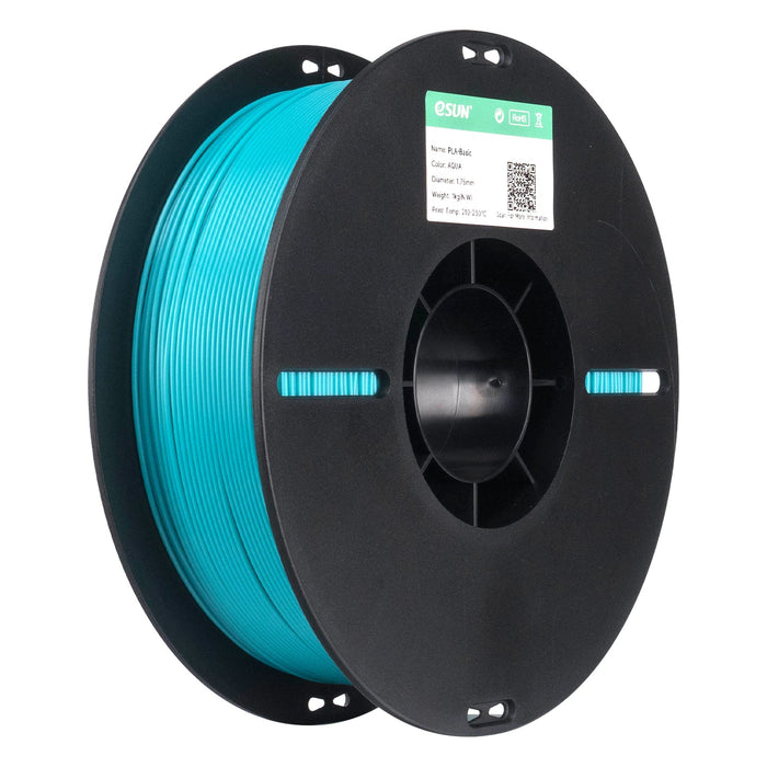 ESUN Filament Aqua eSUN Basic PLA 3D Print Filament 1.75mm 1kg