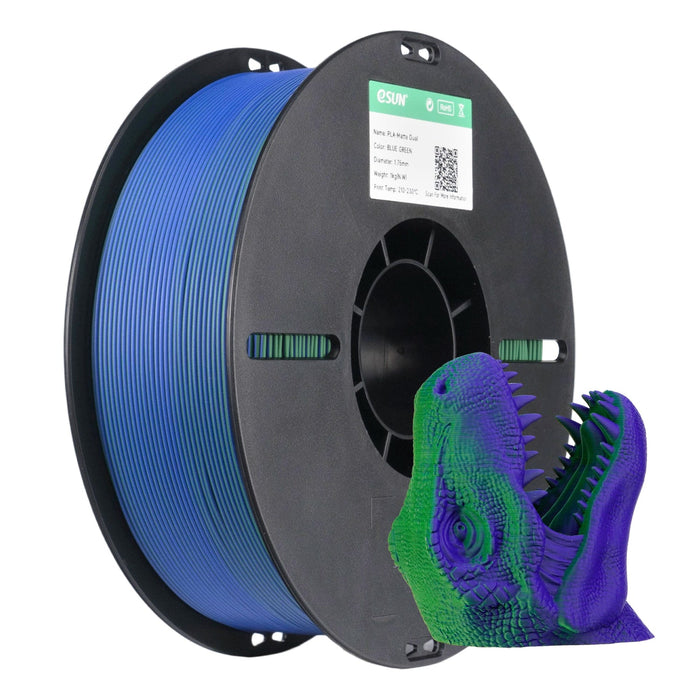 ESUN Filament Blue/Green [New] eSun Matte PLA 3D Print Filament 1.75mm 1kg