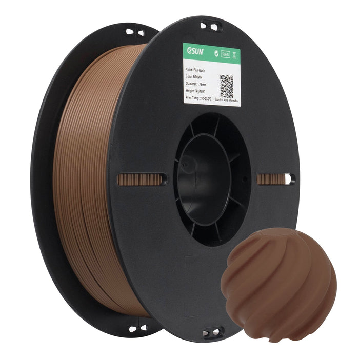 ESUN Filament Brown eSUN PLA Basic 3D Print Filament 1.75mm 1kg