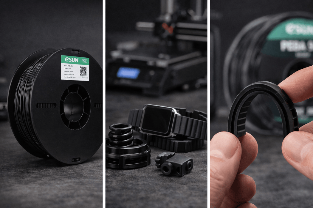 ESUN Filament eSun PEBA 90A Flexible 3D Print Filament 800g 1.75mm