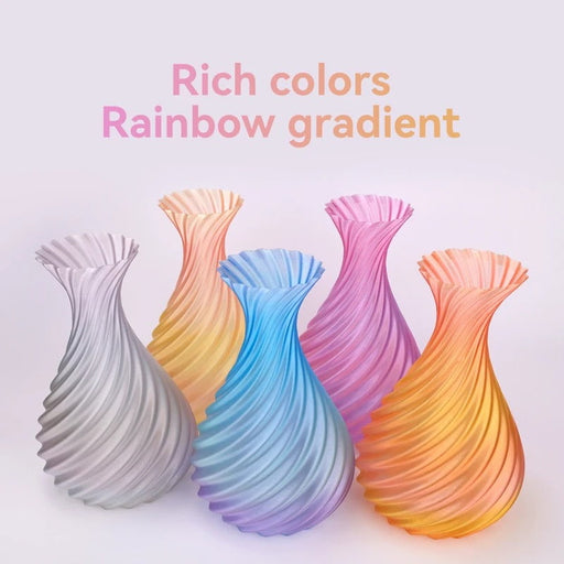 ESUN Filament eSun PLA-Clear Rainbow 3D Print Filament 1.75mm 1kg