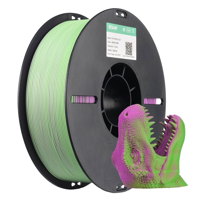 ESUN Filament Green/Pink [New] eSun Matte PLA 3D Print Filament 1.75mm 1kg