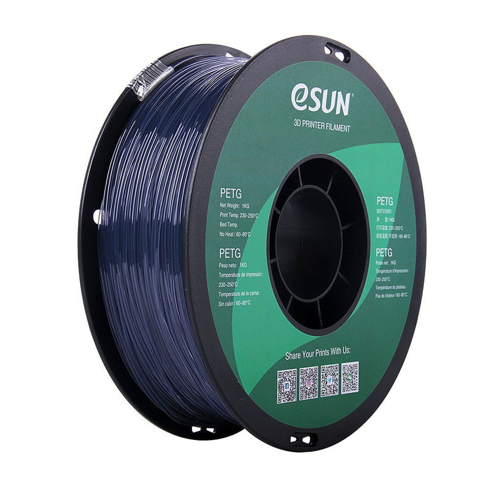 ESUN Filament Grey (Transparent) eSUN PETG 3D Filament 1.75mm 1kg