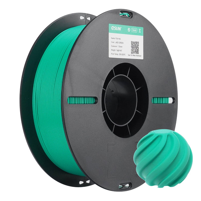 ESUN Filament Jade Green (NEW) eSUN PLA+ HS High Speed 3D Print Filament 1.75mm 1kg