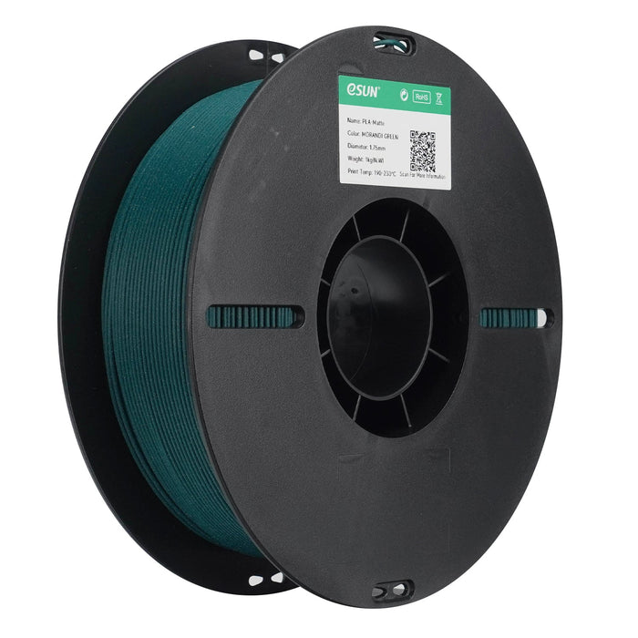 ESUN Filament Morandi Green eSun Matte PLA 3D Print Filament 1.75mm 1kg
