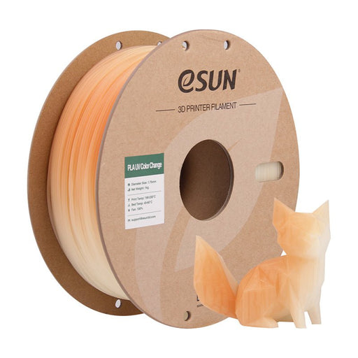 ESUN Filament Orange eSun PLA UV Colour Change 3D Print Filament 1.75mm 1kg