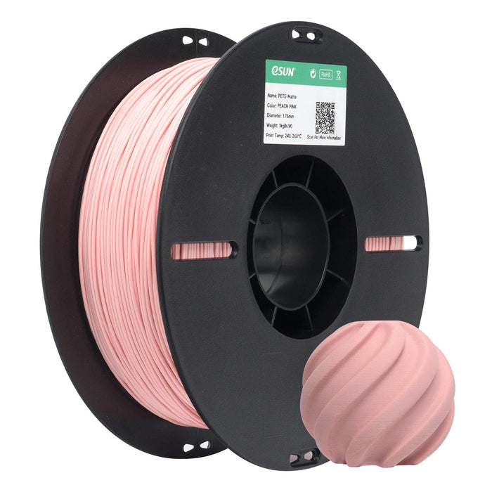 ESUN Filament Peach Pink eSun PETG Matte 3D Print Filament 1.75mm 1kg