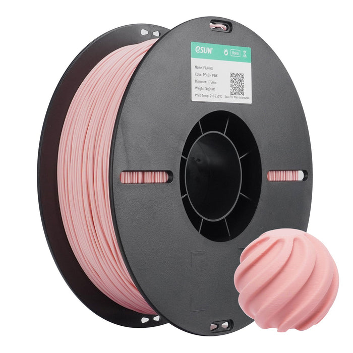 ESUN Filament Peach Pink (NEW) eSUN PLA+ HS High Speed 3D Print Filament 1.75mm 1kg