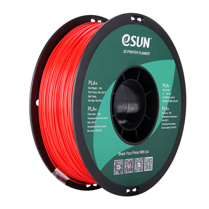 ESUN Filament Red (High Speed PLA+ HS) eSUN PLA+ HS High Speed 3D Print Filament 1.75mm 1kg