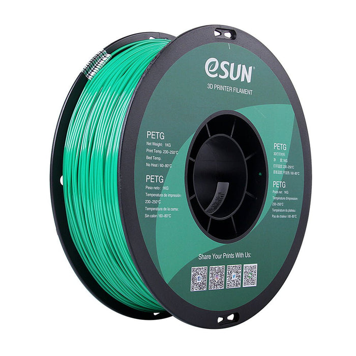 ESUN Filament Solid Green eSUN PETG 3D Filament 1.75mm 1kg
