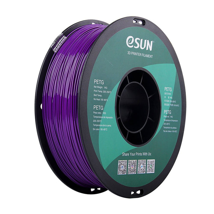 ESUN Filament Solid Purple eSUN PETG 3D Filament 1.75mm 1kg