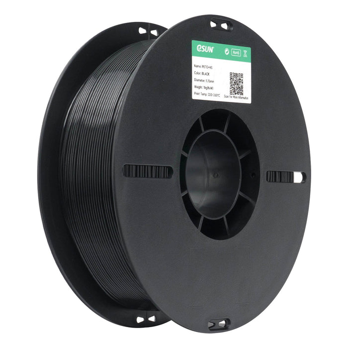 ESUN Solid Black eSun PETG+HS High Speed 3D Print Filament 1.75mm 1kg