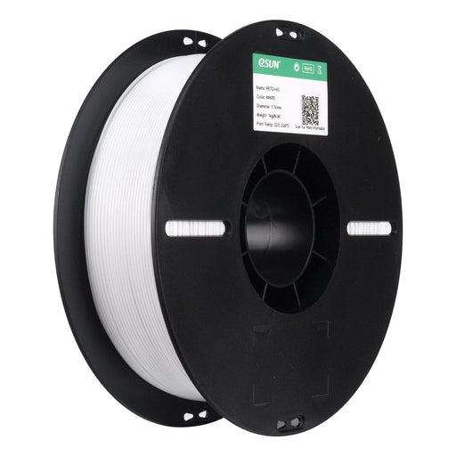 ESUN Solid White eSun PETG+HS High Speed 3D Print Filament 1.75mm 1kg