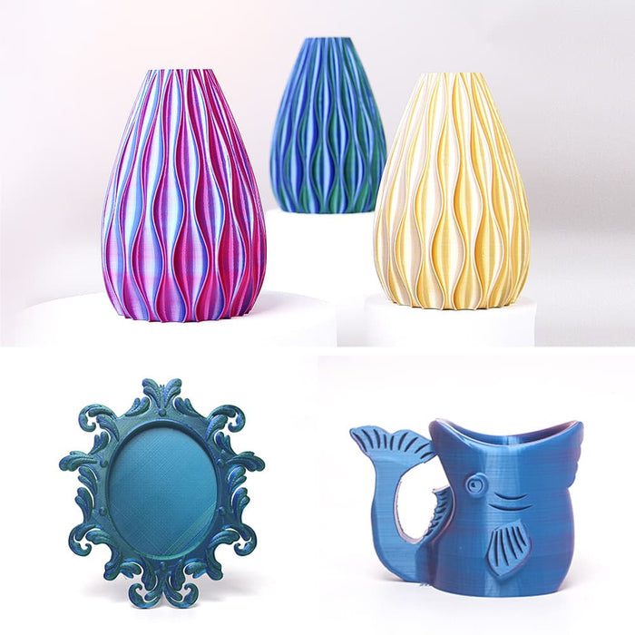 ESUN Filament eSun eSilk-Magic Dual Colour 3D Print Filament 1.75mm 1kg