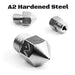 Micro Swiss 3D Printer & Accessories 0.4mm Micro Swiss MK8 Plated A2 Tool Steel Wear Resistant Nozzle